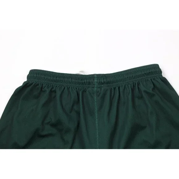 Nike Mens L Team Issued Michigan State University Basketball Shorts Green USA
